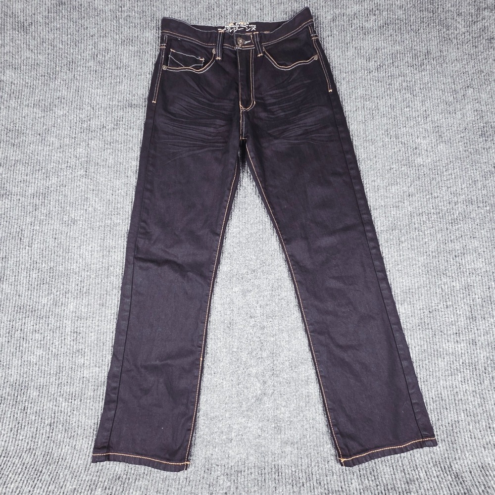 TOOL JEANS Men's Dark Wash Denim Jeans 30x30 Straight Leg Cotton